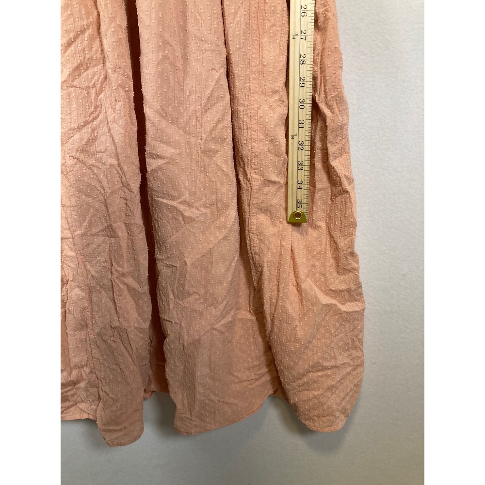 white birch Peach Crochet-Trim Midi Dress - Picture 7 of 11
